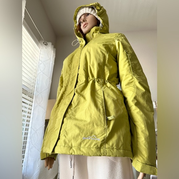 Eddie Bauer Women’s Windfoil Parka Green Winter Jacket Small New - Picture 4 of 14